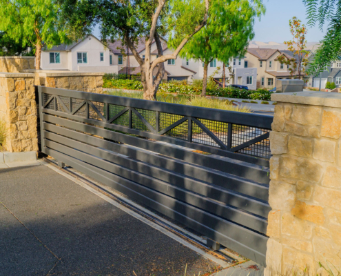 A Typical Gated Community In The Southern California