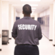 Security Guard Patrolling At School